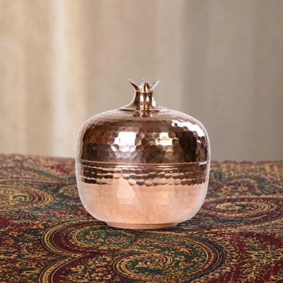 قندان مسی طرح انار