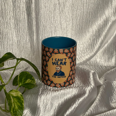 ماگ دسته و داخل رنگی دسته ساده