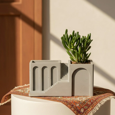 نیم ست رومیزی بتنی رواق