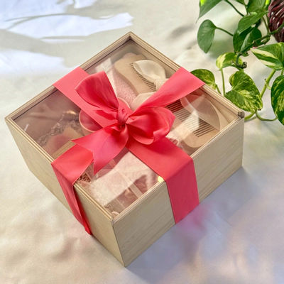 باکس چوبی دخترانه صورتی