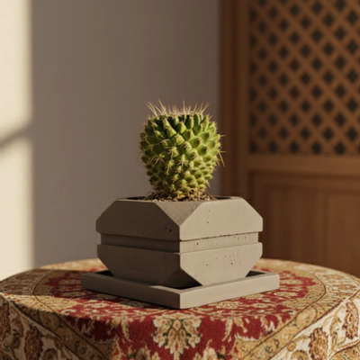 گلدان بتنی بقچه