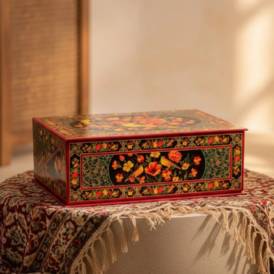 هادرباکس گل و مرغ لولایی بزرگ