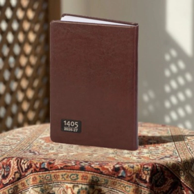 سررسید چرم طرح تایگر وزیری کدV05