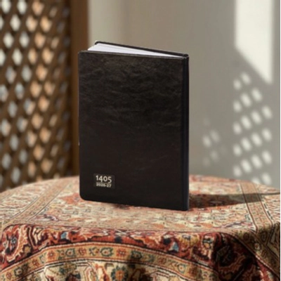 سررسید چرم طرح تایگر رقعی کد R010